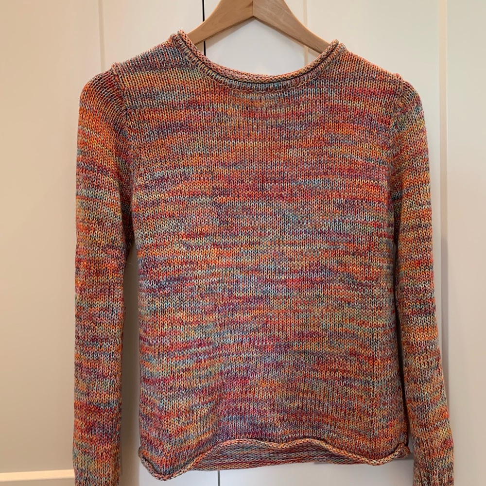 H&M L.O.G.G rainbow knitted sweater - Picture 1 of 2